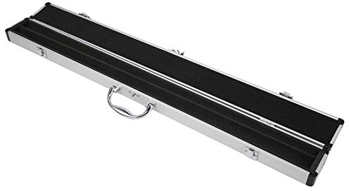 Kadimendium Quadratischer Pool Snooker Pool Queue-Koffer Queue-Koffer mit Aufbewahrungshalter Fall Weiches Schaumfutter für Billard Stick für Snooker Pool für Billard
