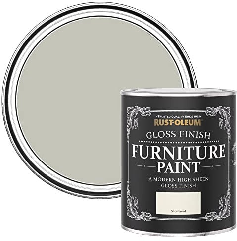 Rust-Oleum Off White Furniture Paint in Gloss Finish - Shortbread 750ml