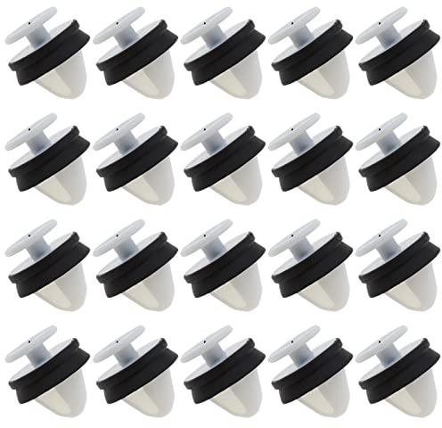 EMSea 30 clips de plástico para cubierta de riel de guía de puerta corredera 7H0843514 7E0843514 compatibles con T5 TRANSPORTER 2009-2015 sujetadores de tira de moldura de panel de puerta lateral