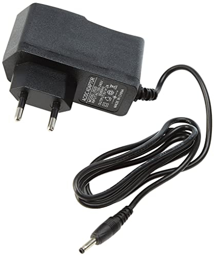 Adaptador de fuente de alimentación universal LEYF 5 V DC 2A, AC 100-240 V 50/60 Hz, adaptador de corriente, cargador/longitud de cable de 115 cm (conector jack de 3,5 a 1,35 mm)