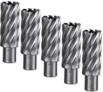 Frese anulari, 50 pezzi, 2 profonde, HSS anulare magnetico Nucleo frese per fresatrice magnetica diametro di taglio 1-1/4 per trapano magnetico