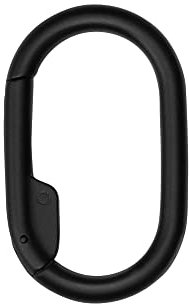 orbitkey Clip Add on All Black V2, Schwarz, one size