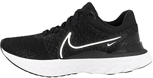 Nike Damen React Infinity Run FK 3 Laufschuh, Black/White, 40 EU