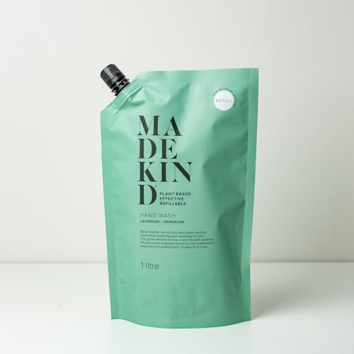 Made Kind Hand Wash - Lavender & Geranium 1 Litre Refill Pouch