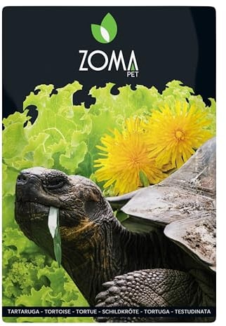 ZOMA Mix Graines Pour Tortues De Terre 6 Herbes avec Pissenlit Trèfle et Laitue, Nutrition Optimale pour Tortues de terre (1 Enveloppe 15 gr)