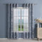 Delien Gardinen Modern Transparente Gardine mit Ösen für Wohnzimmer Vorhang mit Blumenmuster »Löwenzahn« Flächenvorhänge Dekoschals Fenstergardine 1 St.,BxH 140x225cm,Grau
