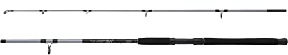 Mitchell Tanager SW Boat Rod | Canna da pesca d'acqua salata per merluzzi, pollock e molve | Forte e resistente per la pesca in barca, offshore e al molo | Argento/nero, 1,8 m | 60-120g