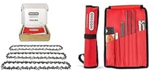 Oregon 91P - Set di 3 catene per motoseghe per barre di guida da 18 (45 cm), 62 maglie di trasmissione, a basso rimbalzo, compatibile con Husqvarna, McCulloch, Mac Allister e altri