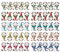 Ideen mit Herz Transparent-Sticker | 10 Bogen à 10 cm x 30 cm | Bunte Aufkleber zum Basteln & Dekorieren (Winter Wichtel)