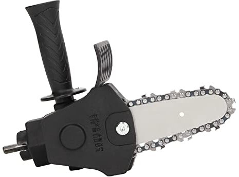 fansheng Adaptador de Motosierra para Taladro, Accesorio para Mini Motosierra Portátil de Acero para Taladro Eléctrico de 6-13Mm Y 3 Mandíbulas, Adaptador para Motosierra Accesorios