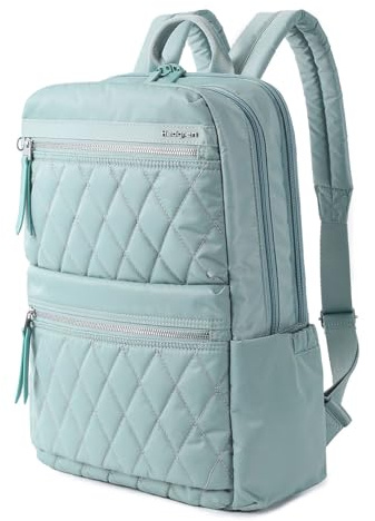 Hedgren SQUARE BACKPACK RFID 39,6 cm AVA QUILTED SAGE 15,6 Zoll Unisex Erwachsene, Quilted Salbei, 15.6, Casual
