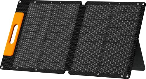 WONDER FULL ENERGY - Solarpanel, tragbar, 120 W, für elektrische Zentrale, faltbares Solar-Ladegerät, wasserdicht IP65, für den Außenbereich, Camping