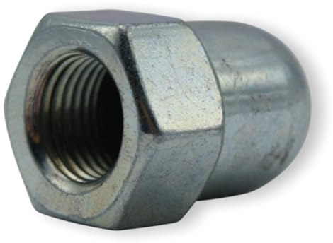 GreVeloro Achsmutter Hutmutter 2 Stück M10, M9, M7,9 Feingewinde, Sicherungsmutter Radnabe vorne und hinten Achse Nabe (M9x1, SW 15 x 22)
