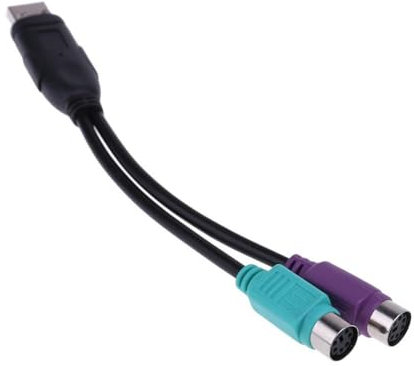 USB auf Dual PS/2 Kabel, USB-Stecker auf Buchse, PS/2 Adapter, Konverter, Verlängerungskabel für Tastatur, Maus, Scanpistole, PS2 auf USB-Kabel