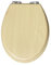 Amari Bargains Toilet Seat – Soft Close Toilet Seat with Quick Release – 3D & White MDF Wooden Toilet Seats with Adjustable Hinges, Easy Top Fixing (Wood Effect)