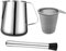 PRETYZOOM Exprimidor Manual de Acero Inoxidable Extractor de Jugo de Naranja Compacto Portátil para El Hogar