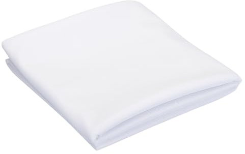 QUARKZMAN Tela de Rejilla de Altavoz Blanca (No Tejido de Caña) Tela Antipolvo para Cajas de Estéreo 50cm x 150cm 20 Pulgadas x 59 Pulgadas