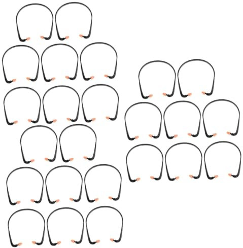 KOMBIUDA Stk Ohrstöpsel Arbeitsohrhörer schießendes Ohr geräuschunterdrückendes Ohr Gehörschutz-Ohrhörer gehörschutzstöpsel silikon ohrring stopper sound insulation Kieselgel Black