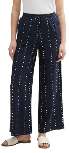 Tom Tailor Damen Loose Wide Leg Palazzo Hose