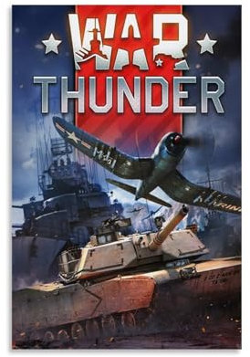 HKLOPUY Flying Games Poster War Thunder, dekoratives Gemälde, Leinwand, Wandposter und Kunstdruck, moderne Familienschlafzimmer-Dekoration, Poster, 20 x 30 cm