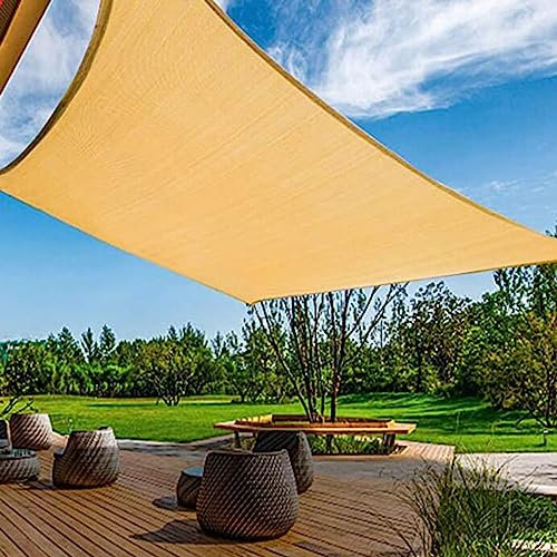 Copertura traspirante per pergola da giardino, 5 x 10 m, con protezione UV, copertura di ricambio per pergole e tende da sole da 4 x 7 m, 5 x 5 m, 5 x 8 m, 6 x 6 m, 6 x 10 m, 7 x 7 m, colore: beige