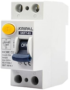 WANGSHAOWEI Disjoncteur Disjoncteur électromagnétique à Fuite 10KA Disjoncteur différentiel à Courant résiduel Type AC Disjoncteurs(2,25A 30mA)