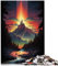 Puzzle 1000 Teile für Erwachsene, Yellowstone-Nationalpark, USA, Lernpuzzle, Familienspiel, tolles Geschenk,38x52cm, für 14-Jährige