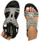 Confortable Nu Pieds T-Strap Élastique Bride À La Cheville Bout Ouvert Chaussure De Sandales Femme Été Plage Cristal Florals Casual Chaussures