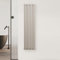 blumfeldt Heizkörper Mittelanschluss - 612 W Wandheizkörper, Design-Heizkörper mit ½'' Zentralanschluss, Energiesparender Warmwasserbetrieb, 120x30 cm, Sand