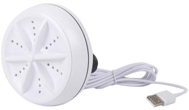 NUOBESTY -waschmaschine Tragbar Mit Turbinenreinigung Hochfrequenz- Für Fleckenentfernung Usb-stromanschluss Kompakt Für Reisen Und Kinderwäsche Sparsam Im Wasserverbrauch