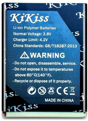 1850mAh High Capacity Li-ion Polymer Mobile Phone Battery,Replacement Compatible for Nokia 3310 3330 3410 3510 5510 3530 3335 3686 3685 3589 3315 3350 3510 6650 6800 3550 BLC 2