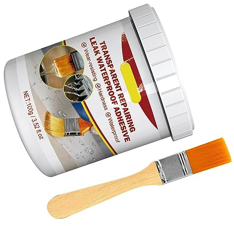Chrees Leak Repair Coating, Transparent Sealant for Cracks and Joints, with Long Lasting Protection, for Bathroom Roof Window Sill Exterior Wall Seepage