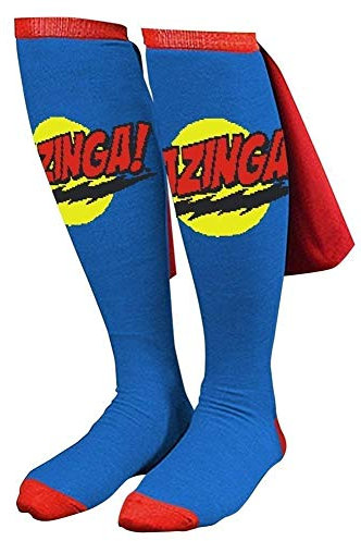The Big Bang Theory Bazinga Chaussettes Cape - Bleu - Taille unique