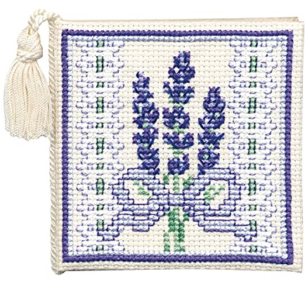 Textile Heritage Victorian Lavender Needle Case Cross Stitch Kit