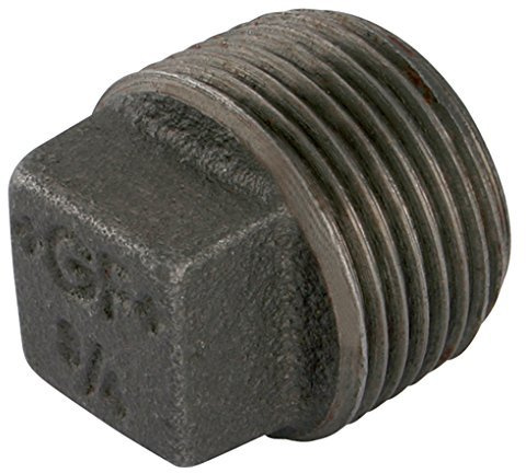 Georg Fischer GF-291 PLUG (HOLLOW) (BLACK) 1 inch Malleable Iron fittings