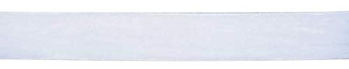 Samtband, 6mm breit, 10 Meter lang/Farbe: 01 - weiß
