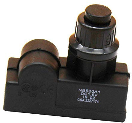 MENSI Upgrade AA Battery Operated Push Button Igniter Spark Generator for Gas Grill, Stove, Fire Pit 7/8 Mounting Hole, 1 Exit