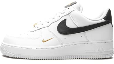 Nike AIR Force 1 '07 Essential, Basketball Shoe, White/Black-White-Black,