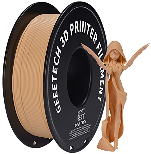 GEEETECH Matte PLA Filament, 3D-Drucker PLA Filament 1 kg Spule, Genauigkeit +/- 0,03 mm, Hautfarbe