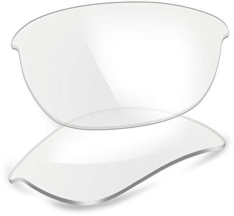 ThunderClap Verres de rechange en polycarbonate pour lunettes de soleil Oakley Half Jacket 2.0 OO9144, Transparent : anti-lumière bleue, Taille Unique