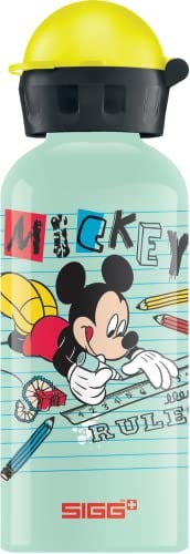 Sigg KBT Cantimplora infantil (0.4 L), botella para niños sin sustancias nocivas y con tapa hermética, cantimplora ligera de aluminio