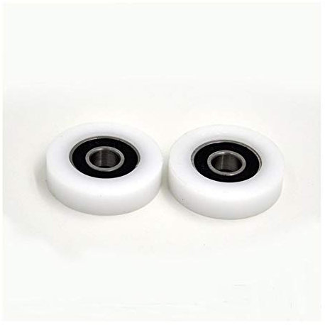 VVVWDES JIYAMI'EN EL-ZHOU 6000 2RS Kugellager bedeckt mit POM-Kunststoff 10x40x10mm Plastik Pulley Bearings 6000 RS (2ST)