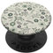 PopSocket PopGrip:Sage Green Botanical Flowers and White Berry Floral Pattern Swappable