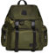 Invicta Rucksack, Tagespack, Daypack, mit Laptopfach für Ausflüge, Pendeln, Büro Uni, Damen, mit Trinkflaschenfach und Schlüsselring, recyceltes Material, grün