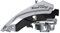 FD-TY601 Tourney Front Mech, Triple, Top Swing, Dual Pull, 63-66, für 48T, Schwarz