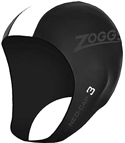 Zoggs Neo 3 Cap schwarz/weiß