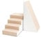 IGLU SOFT PLAY Rutsche Set XXL Softbausteine Schaumstoffbausteine Riesenbausteine (weiß/beige)