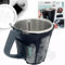Calotti® COOL Many Black. Il tuo refrigeratore per il boccale Bimby® TM6®, TM5® e TM31®. Mantiene la ciotola fresca per un'ora. Esterno rinforzato con tessuto tessile.