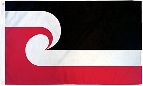 Maori-Flagge, 90 x 150 cm, ohne Fahnenmast, Poly, internationale Flaggen