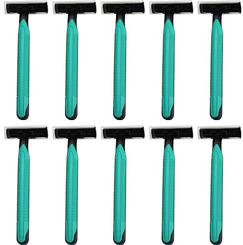 Einweg Rasiermesser 10pcs Männer Vielseitiger Und Hygienischer Rasierer Razor Tragbarer Handbuch Bart Trimmer Reiseschütze Langem Griff Für Hotel